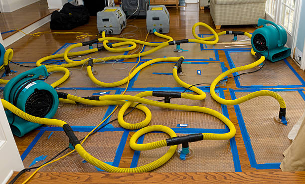 Professional Water Extraction technician working in Marengo, IA
